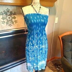 Christina Love Large Turquoise Swim Cover Up or Dress!